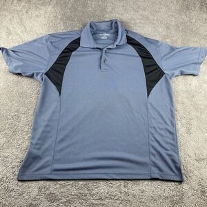 Grand Slam Golf Polo Shirt Mens XL Blue Short Sleeve‎